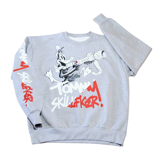 Duck Launcher - Sweater - Heather Grey