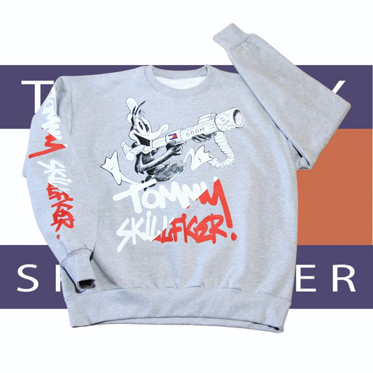 Duck Launcher - Sweater - Heather Grey